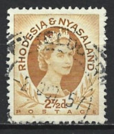 Rhodesia & Nyasaland 1954. Scott #143B (U) Queen Elizabeth II - Rhodesia & Nyasaland (1954-1963)