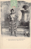 FRANCE - Nouvelle Calédonie - Femme Canaque Avec Hache - Popinée De Canala - Carte Postale Ancienne - Nouvelle Calédonie