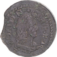 Monnaie, Espagne, CATALONIA, Louis XIII, Seiseno, 1643, Barcelona, TB+, Cuivre - Münzen Der Provinzen