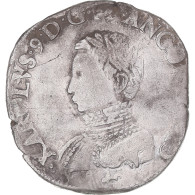 Monnaie, France, Charles IX, Teston, 1565, Bayonne, TB+, Argent, Gadoury:431 - 1560-1574 Charles IX