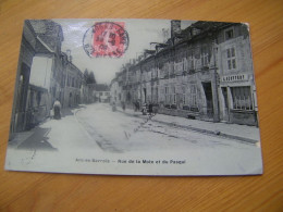 CPA - Arc En Barrois (52) - Rue De La Mote Et Du Pasqui - Maison Gedffroy - Café Bar - 1909 - SUP  (HB 22) - Arc En Barrois