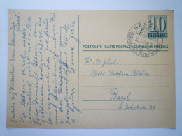 2023 - 863  ENTIER POSTAL Au Départ De  NESSLAU à Destination De BASEL  1954   XXX - Entiers Postaux