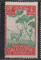 NOUVELLE CALEDONIE NEW NUOVA CALEDONIA 1928 POSTAGE DUE STAMPS TAXE SEGNATASSE MALAYAN SAMBAR 4c MH - Postage Due