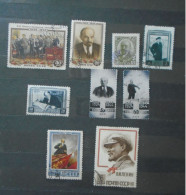 W519.68  Old Used Stamps (9 Pcs) Russia URSS  V.I. LENIN  1944-1950's - Lénine