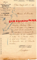 17- ST SAINT JEAN ANGELY- LETTRES CHEMINS DE FER DEPARTEMENTAUX-PARIS- INSPECTEUR M. LESURQUE SERVICE TRACTION M. MEGE- - Documentos Históricos