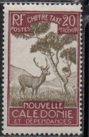 NOUVELLE CALEDONIE NEW NUOVA CALEDONIA 1928 POSTAGE DUE STAMPS TAXE SEGNATASSE MALAYAN SAMBAR 20c MH - Timbres-taxe