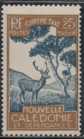 NOUVELLE CALEDONIE NEW NUOVA CALEDONIA 1928 POSTAGE DUE STAMPS TAXE SEGNATASSE MALAYAN SAMBAR 25c MNH - Portomarken