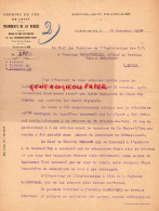 85- LA ROCHE SUR YON- LETTRE CHEMINS DE FER TRAMWAYS VENDEE-CHEF SERVICE EXPLOTATION M. VAUBOURDOLLE-ST ETIENNE DU BOIS - Documentos Históricos