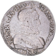 Monnaie, France, Teston à La Tête Nue, 1557, Bayonne, Rare, TTB, Argent - 1547-1559 Enrique II