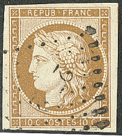 No 1, Un Voisin, Obl Pc. - TB - 1849-1850 Ceres