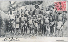 C. P. A. : ZIMBABWE : RHODESIA : Group Of Mashonaland Boys, Stamp In 1910 - Zimbabwe