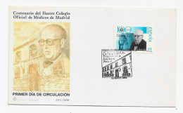 3769    FDC, Madrid Centenario Del Ilustre Colegio Oficial De Médicos , 1998. - FDC