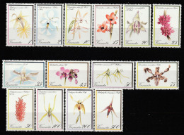 VANUATU - N°643/56 ** (1982) Série Courante : Orchidées - Vanuatu (1980-...)