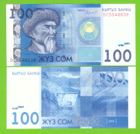 KYRGYZSTAN 100 SOM 2016  CK P-26b UNC - Kirghizistan