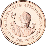 Vatican, Euro Cent, 2009, Unofficial Private Coin, SPL, Cuivre Plaqué Acier - Privatentwürfe