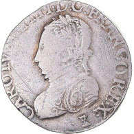 Monnaie, France, Charles IX, Teston, 1568, La Rochelle, TB+, Argent - 1560-1574 Karl IX.