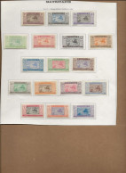 MAURITANIE - SERIE N° 17 A 33  NEUF CHARNIERE - COTE : 28 € - Mauritanie (1960-...)