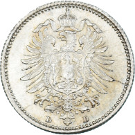 Monnaie, Empire Allemand, Wilhelm I, 20 Pfennig, 1874, Munich, SPL, Argent, KM:5 - 20 Pfennig