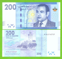 MOROCCO 200 DIRHAMS 2012 P-77 UNC - Marokko