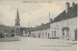 CPA 52 AUBERIVE Rue De L'église - Auberive