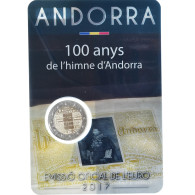 Andorre, 2 Euro, 100 Ans De L'hymne National, 2017, Monnaie De Paris, BU, FDC - Andorre