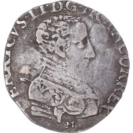 Monnaie, France, Henri II, 1/2 Teston, 1559, Bordeaux, TB+, Argent - 1547-1559 Henri II