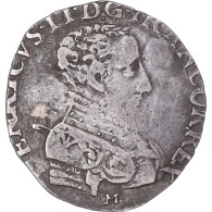 Monnaie, France, Henri II, 1/2 Teston, 1559, Bordeaux, TB+, Argent - 1547-1559 Enrique II