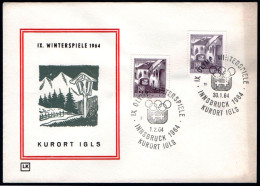 AUSTRIA KURORT IGLS 1964 - IX OLYMPIC WINTER GAMES - INNSBRUCK '64 - CANCELS # 2 & 11 - G - Winter 1964: Innsbruck