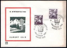 AUSTRIA KURORT IGLS 1964 - IX OLYMPIC WINTER GAMES - INNSBRUCK '64 - CANCELS # 2 & 11 - G - Inverno1964: Innsbruck