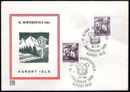 AUSTRIA KURORT IGLS 1964 - IX OLYMPIC WINTER GAMES - INNSBRUCK '64 - CANCELS # 6 & 11 - G - Inverno1964: Innsbruck