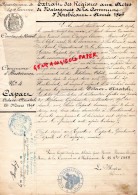 80-HESBECOURT-ROISEL-SOMME- ACTE NAISSANCE OSTAVE ANATOLE CAPART-1867-ETIENNE CARPEZA MAIRE-GEDEON CAPART-ADELIEN ODIOT - Documents Historiques