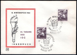 AUSTRIA KURORT IGLS 1964 - IX OLYMPIC WINTER GAMES - INNSBRUCK '64 - CANCELS # 9 & 11 - G - Winter 1964: Innsbruck