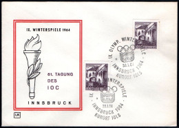 AUSTRIA KURORT IGLS 1964 - IX OLYMPIC WINTER GAMES - INNSBRUCK '64 - CANCELS # 9 & 11 - G - Inverno1964: Innsbruck