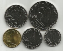 Ecuador 2000. High Grade Coin Set 1,5,10,25 And 50 Centavos - Equateur