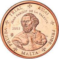 Malte, Euro Cent, 2003, Unofficial Private Coin, SPL, Cuivre - Malte