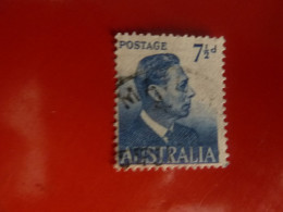 Australia - Roi George VI - 7 1/2d. - Yt 187 - Bleu - Oblitéré - Année 1951 - - Gebraucht