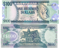 Guyana 100 Dollars 2022 UNC - Guyana