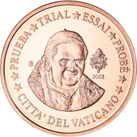 Vatican, 5 Euro Cent, 2008, Unofficial Private Coin, SPL+, Cuivre Plaqué Acier - Privatentwürfe