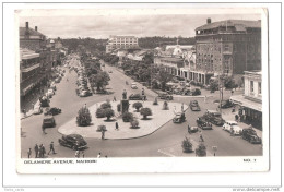 Uganda Kenya Tanganyika USED STAMPS Kenya DELAMERE AVENUE NAIROBI 1950s Postcard - Kenya