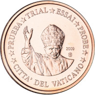 Vatican, 2 Euro Cent, 2009, Unofficial Private Coin, SPL+, Cuivre Plaqué Acier - Privatentwürfe