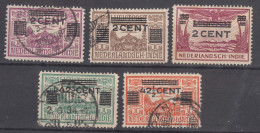 Netherlands Indies India 1934 Airmail Mi#200-204 Used/mint Hinged - Niederländisch-Indien