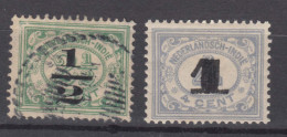 Netherlands Indies India 1917/1918 Mi#128-129 Mint Hinged/used - Niederländisch-Indien