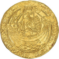 Monnaie, Grande-Bretagne, Henry VI, Noble D'or, 1422-1431, Londres, SUP, Or - 1066-1485 : Vroege Middeleeuwen