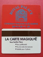 Cinécarte Royal Palace Nogent-sur-Marne Carte Magique 5 Places Rouge (BH0621 - Movie Cards