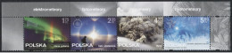 POLAND 2014 Michel 4711-14 Meteorological Phenomena, Aurora, Halo, Smoke Full Of Set Tab **MNH - Neufs