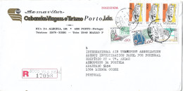 Portugal Registered Cover VILA REAL Cancel - Briefe U. Dokumente