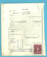 PROTET DE NON PAYEMENT D'EFFET Affr. 324 Obl. ST-JORIS-WEERT / WEERT-ST-GEORGES (perfo Réglementaire Du Timbre) - 1931-1934 Képi