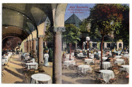 Allemagne--BAD NAUHEIM--- Nachmittagskonzert  Am  Kurhaus (animée)......colorisée.....carte Dos Partagé - Bad Nauheim