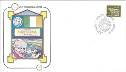 Envellope Voyage Du Pape Jean Paul II IRLANDE N° 218 Y & T - FDC