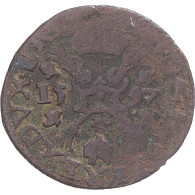 Monnaie, Pays-Bas Espagnols, Philippe II, Duit, 1597, Anvers, TB+, Billon - Other & Unclassified